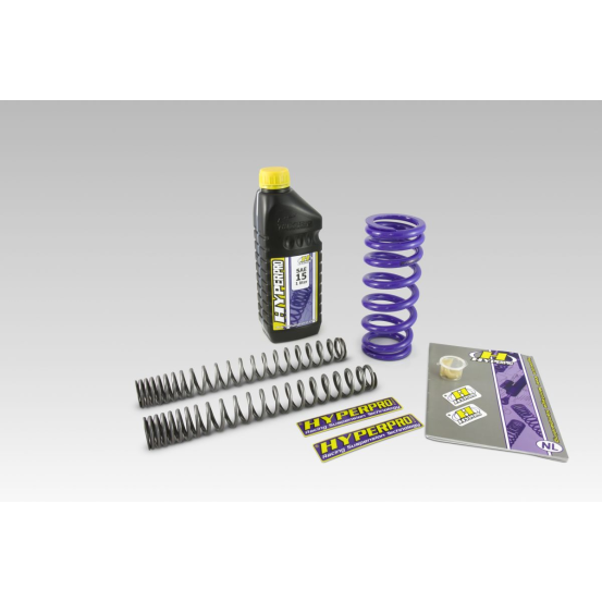 Kit de ressorts avants et arrière pour rabaissement moto HYPERPRO -50 mm - BMW F 800 GS 2013-2017