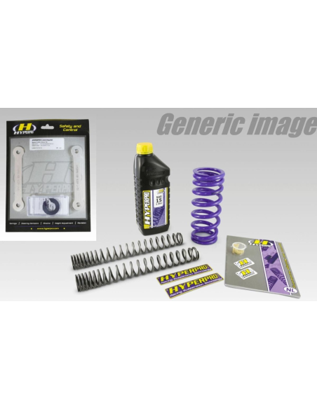 Kit ressorts avants et arrière pour rabaissement moto -35mm HYPERPRO - Yamaha TENERE 700 2019-2021