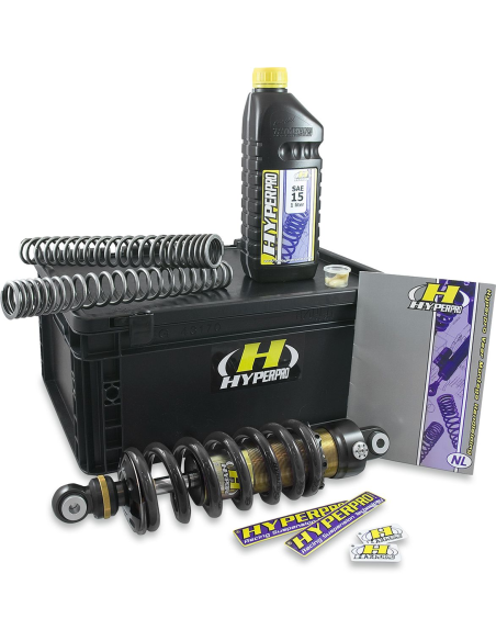 Kit ressorts de fourche + huile et amortisseur arrière HYPERPRO TOURING STREETBOX - Suzuki 1200 GSF Bandit 2001-2005