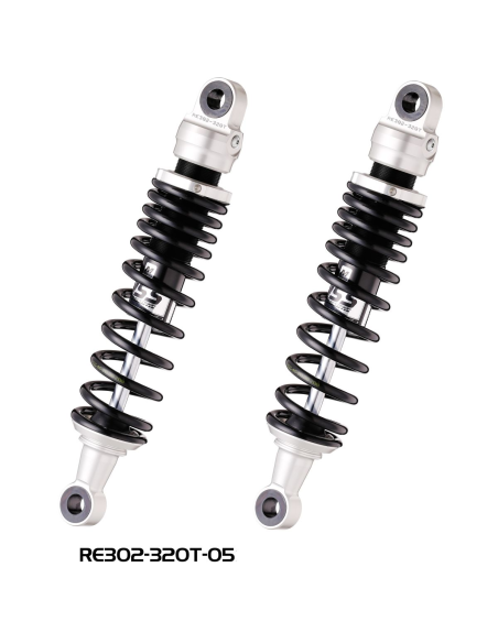 Paire amortisseurs arrières RE302-T Ecoline YSS - Yamaha 400 SR 1980-1984 500 SR 1984-1999