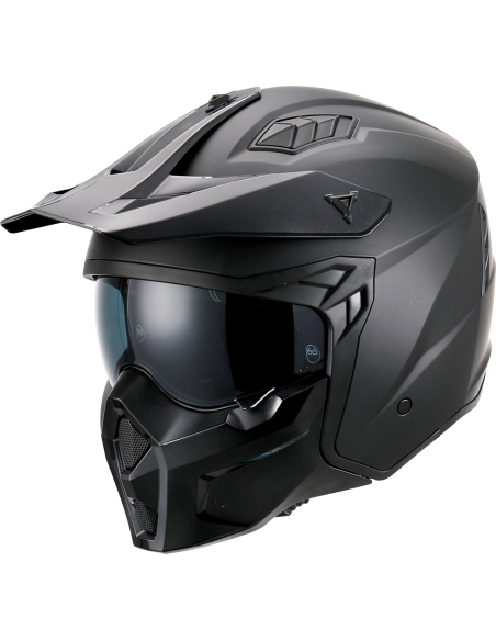 Casque Jet VITO Predator Noir Mat
