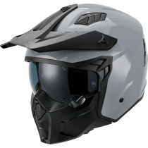 Casque Jet VITO Predator Gris Nardo