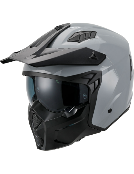 Casque Jet VITO Predator Gris Nardo