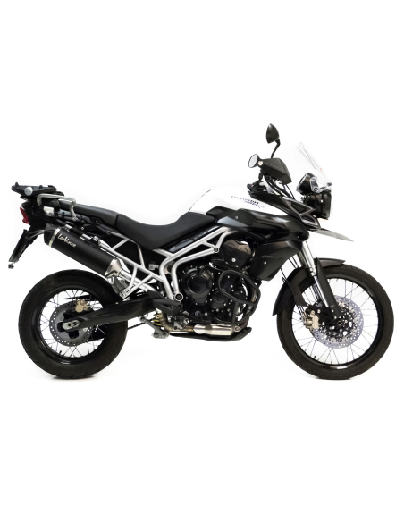 Silencieux LEOVINCE NERO TRIUMPH TIGER 800XC/XCR/XCX/XR/XRX 2011 - 2016 Inox