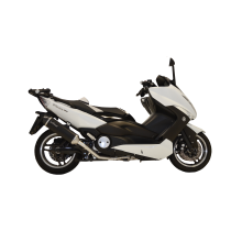 Ligne d'échappement LEOVINCE NERO YAMAHA TMAX 500 2008 - 2011 Inox