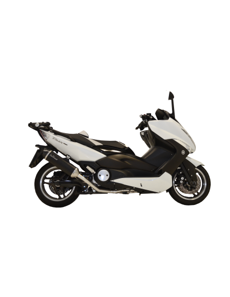 Ligne d'échappement LEOVINCE NERO YAMAHA TMAX 500 2008 - 2011 Inox