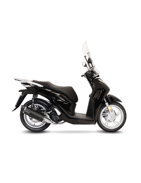 Ligne d'échappement LEOVINCE NERO VESPA GTS 125 2017 - 2020 Inox Noir