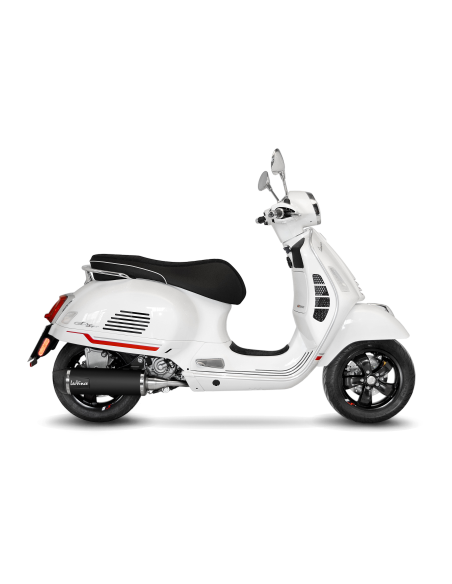 Ligne d'échappement LEOVINCE NERO ECE VESPA GTS 300/HPE/Super/6 Days 2021 - 2023 Inox