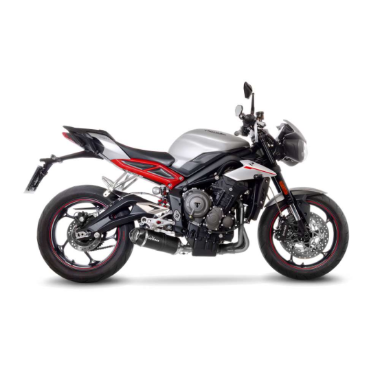 Silencieux carbone LEOVINCE LV ONE EVO - TRIUMPH STREET TRIPLE 765 S / R / RS 2017-2022