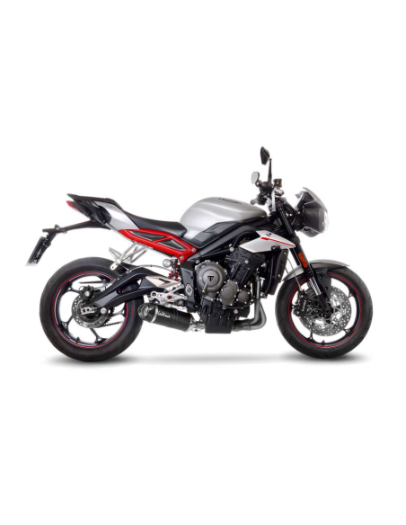 Silencieux carbone LEOVINCE LV ONE EVO - TRIUMPH STREET TRIPLE 765 S / R / RS 2017-2022