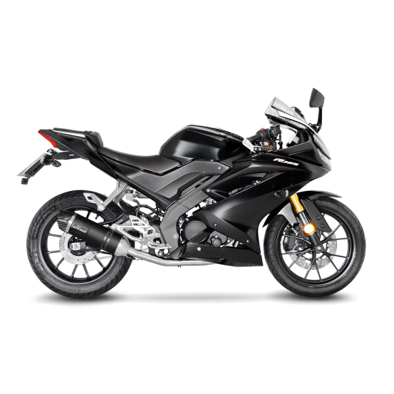 Ligne d'échappement LEOVINCE LV ONE YAMAHA MT-125 2020 - YZF-R 125 2019 - 2020 Inox Noir
