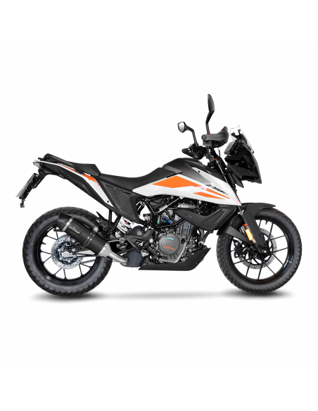Silencieux LEOVINCE LV ONE Noir KTM 390 ADVENTURE 2020 - 2023 Inox Noir