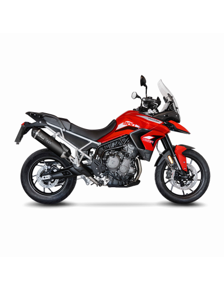 Silencieux LEOVINCE LV ONE TRIUMPH TIGER 900 GT/RALLY/PRO 2020 - 2023 Inox Noir