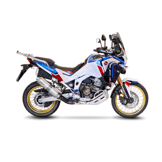 Silencieux LEOVINCE LV ONE HONDA AFRICA TWIN CRF 1100L/ADV.SPORT/DCT 2020 - 2023 Inox