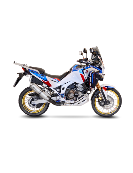 Silencieux LEOVINCE LV ONE HONDA AFRICA TWIN CRF 1100L/ADV.SPORT/DCT 2020 - 2023 Inox