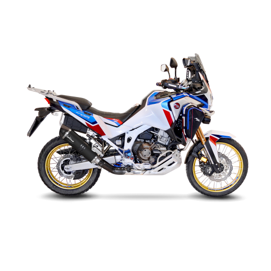 Silencieux LEOVINCE LV ONE HONDA AFRICA TWIN CRF 1100L/ADV.SPORT/DCT 2020 - 2023 Inox Noir