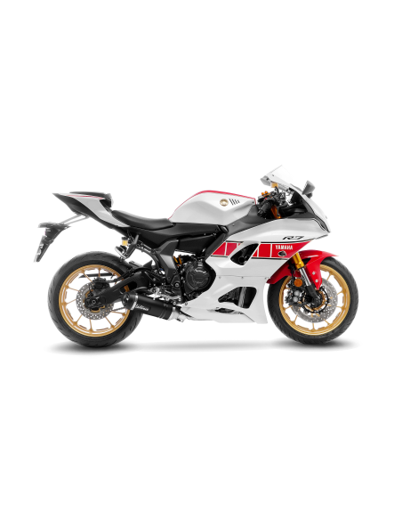 Ligne d'échappement LEOVINCE LV ONE ECE YAMAHA MT-07 - XSR700 - YZF-R7 2021 - 2023 Inox Noir