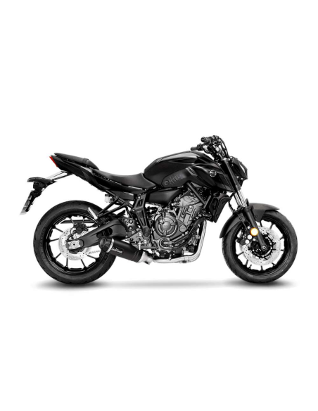 Ligne complète échappement LEOVINCE LV ONE EVO BLACK EDITION - YAMAHA 700 MT07 2021-2023
