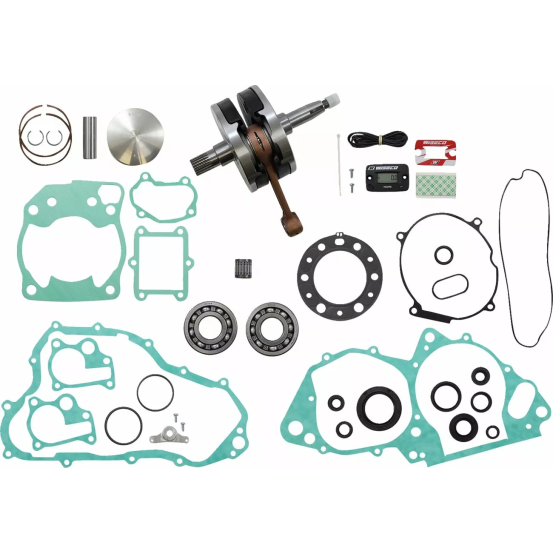 Kit complet piston + vilebrequin + joints moteur WISECO - Côte piston 66,36mm - HONDA 250 CR R 1992-1996