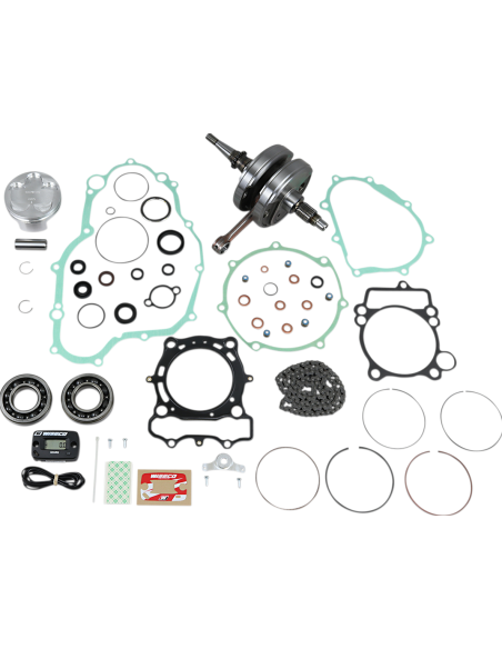 Kit complet piston + vilebrequin + joints moteur WISECO - Côte piston 76,95mm - YAMAHA 250 YZ F 2005-2007