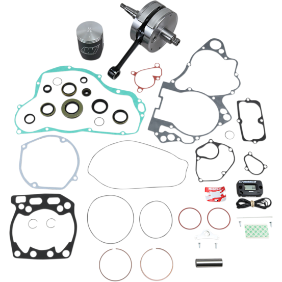 Kit complet piston + vilebrequin + joints moteur WISECO - Côte piston 66,34mm - SUZUKI 250 RM 2003-2004