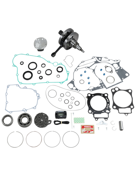 Kit complet piston + vilebrequin + joints moteur WISECO - Côte piston 76,75mm - HONDA 250 CRF R 2010-2013
