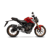 Ligne complète échappement LEOVINCE LV ONE EVO BLACK EDITION - HONDA 125 CB R 2021-2023