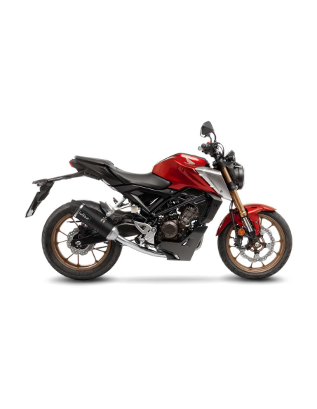 Ligne complète échappement LEOVINCE LV ONE EVO BLACK EDITION - HONDA 125 CB R 2021-2023