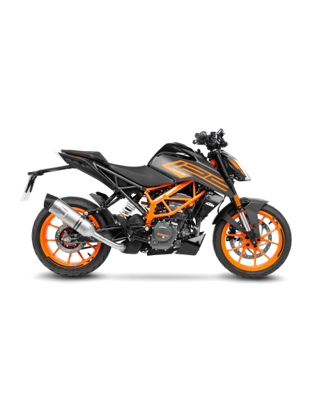 Silencieux LEOVINCE LV ONE KTM DUKE 125 - 390 2021 - 2023 Inox