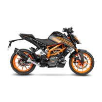 Silencieux LEOVINCE LV ONE KTM DUKE 125 - 390 2021 - 2023 Inox Noir