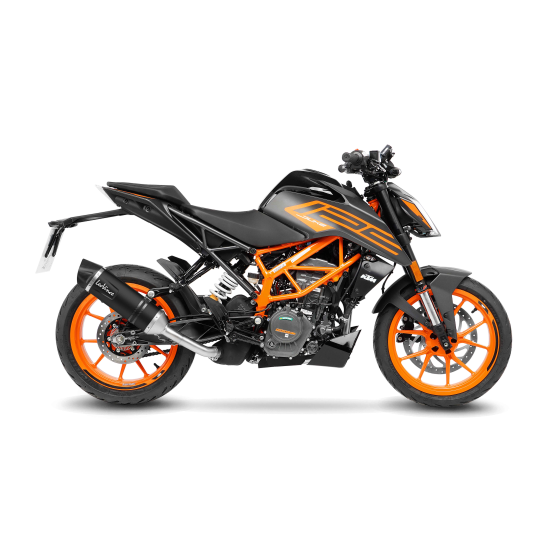 Silencieux LEOVINCE LV ONE KTM DUKE 125 - 390 2021 - 2023 Inox Noir