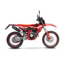Silencieux LEOVINCE LV ONE BETAMOTOR RR 125 LC/MOTARD 4T 2021 - 2023 Inox Noir