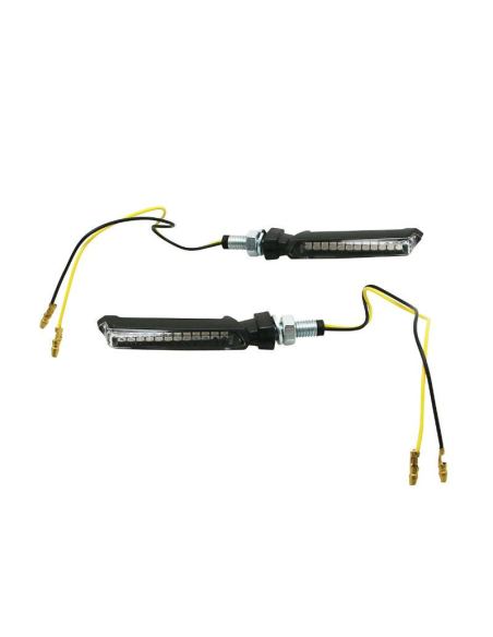 Paire de clignotants LED séquentiels AVOC - Homologués CE - FUJI
