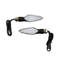 Paire de clignotants LED AVOC - Homologués CE - HIRO
