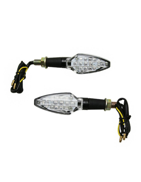Paire de clignotants LED AVOC - Homologués CE - FUKA