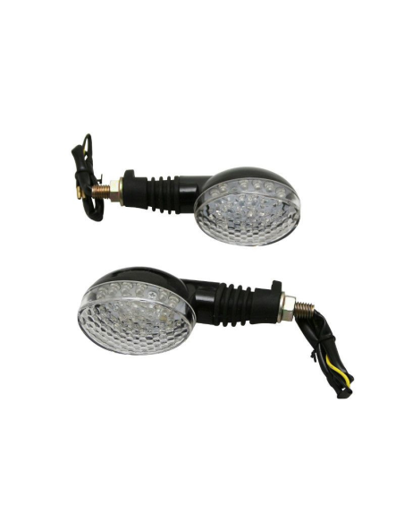 Paire de clignotants LED AVOC - Homologués CE - ISUMI