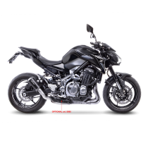 Silencieux LEOVINCE LV-10 KAWASAKI Z 900 2017 - 2019 Full -- 2017 - 2023 A2 Inox Noir