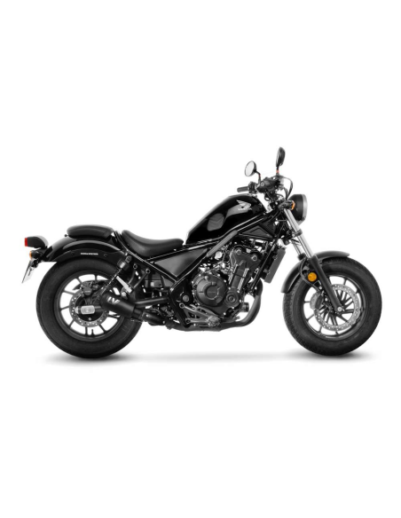 Silencieux LEOVINCE LV-10 Full Black - HONDA 300 / 500 CMX REBEL 2017-2024