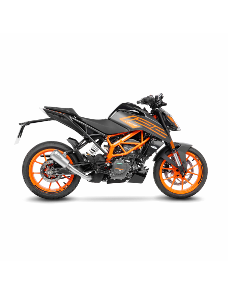 Silencieux LEOVINCE LV-10 KTM DUKE 125 - 390 2021 - 2023 Inox