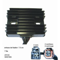 Régulateur TOURMAX Yamaha 600 FZ6 2004-2007 FZ6 S2 2007-2008 Fazer 2003-2007 500 T-Max 2001-2011