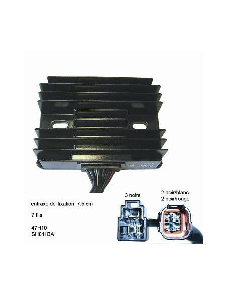 Régulateur TOURMAX Yamaha 600 FZ6 2004-2007 FZ6 S2 2007-2008 Fazer 2003-2007 500 T-Max 2001-2011
