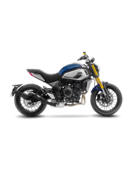Silencieux LEOVINCE LV-10 F MOTO 700 CL-X HERITAGE/SPORT 2021 - 2023 Inox Inox full Noir