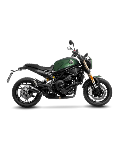 Silencieux LEOVINCE LV-10 BENELLI LEONCINO 800 2022 - 2023 Inox full Noir