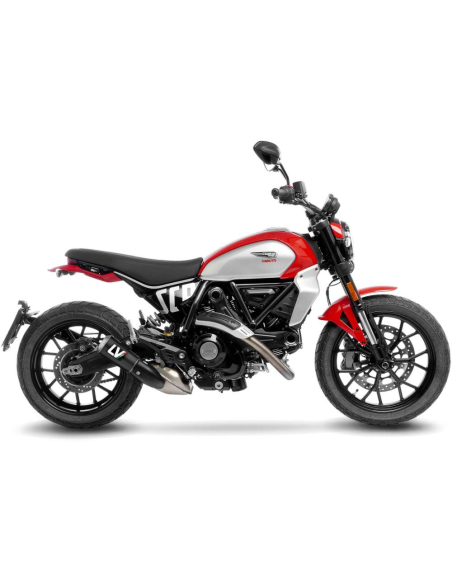 Silencieux carbone LEOVINCE LV-10 - DUCATI SCRAMBLER 800 2023-