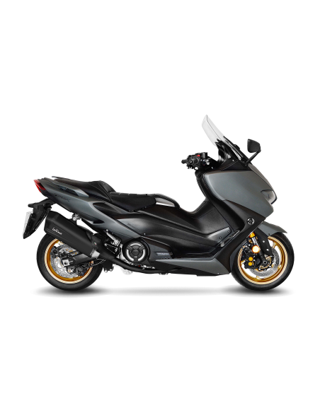 Ligne d'échappement LEOVINCE LV-12 YAMAHA TMAX 560 2020 - 2023 Inox full Noir