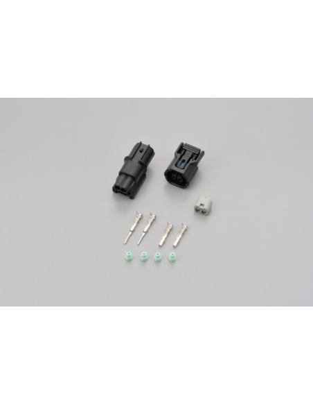 Connectique noire 2 broches pour clignotants DAYTONA - Type 040 - KAWASAKI