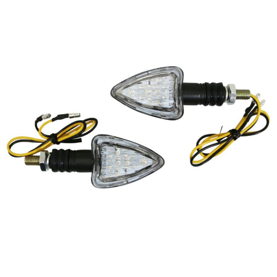 Paire de clignotants LED AVOC - Homologués CE - ASO