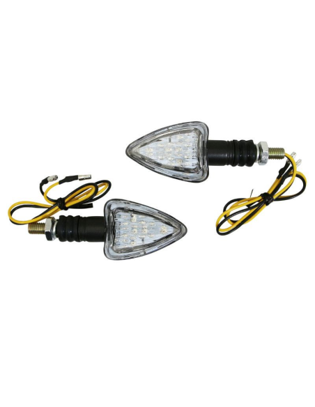 Paire de clignotants LED AVOC - Homologués CE - ASO