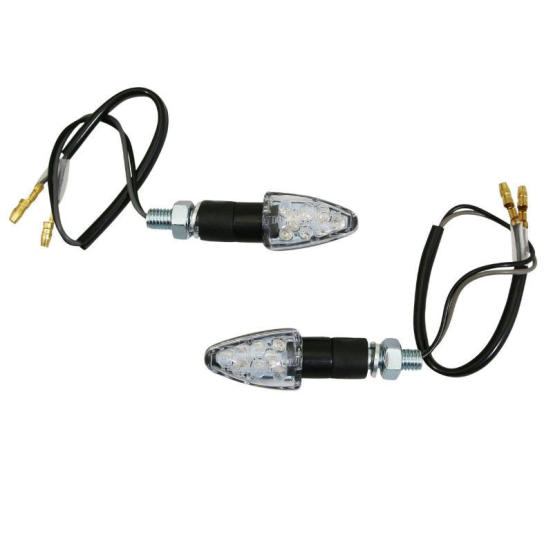 Paire de clignotants LED AVOC - Homologués CE - MINI NAGO