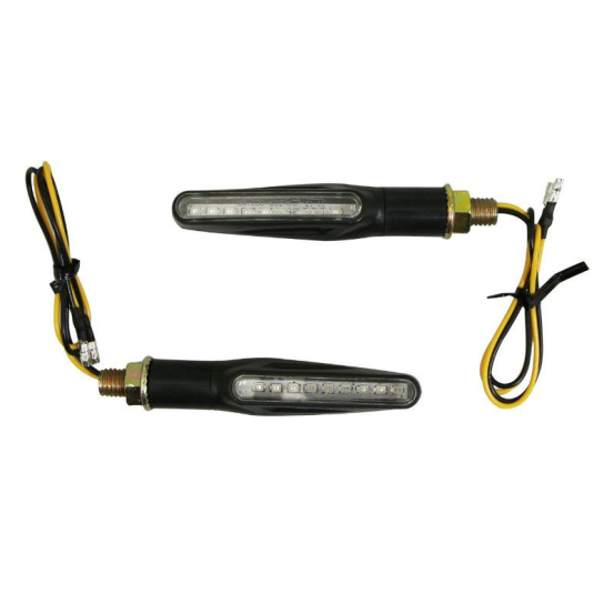 Paire de clignotants LED séquentiels AVOC - Homologués CE - SAGAE